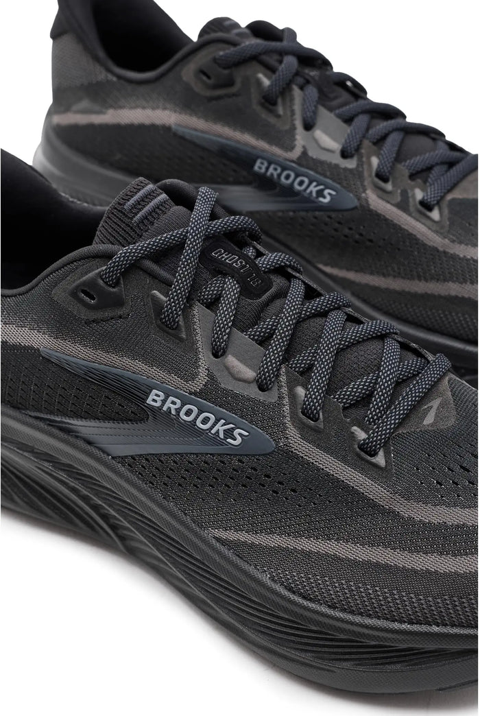 Men's Brooks Ghost 18 in Black/Black