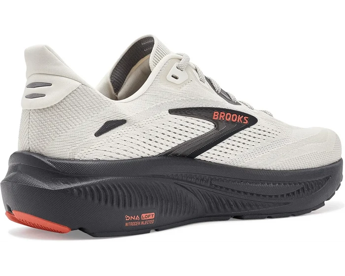 Men's Brooks Ghost 18 in Coconut/Pearl/Tigerlily
