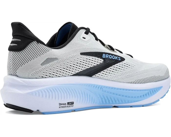Men's Brooks Ghost 18 in White/Black/Open Air