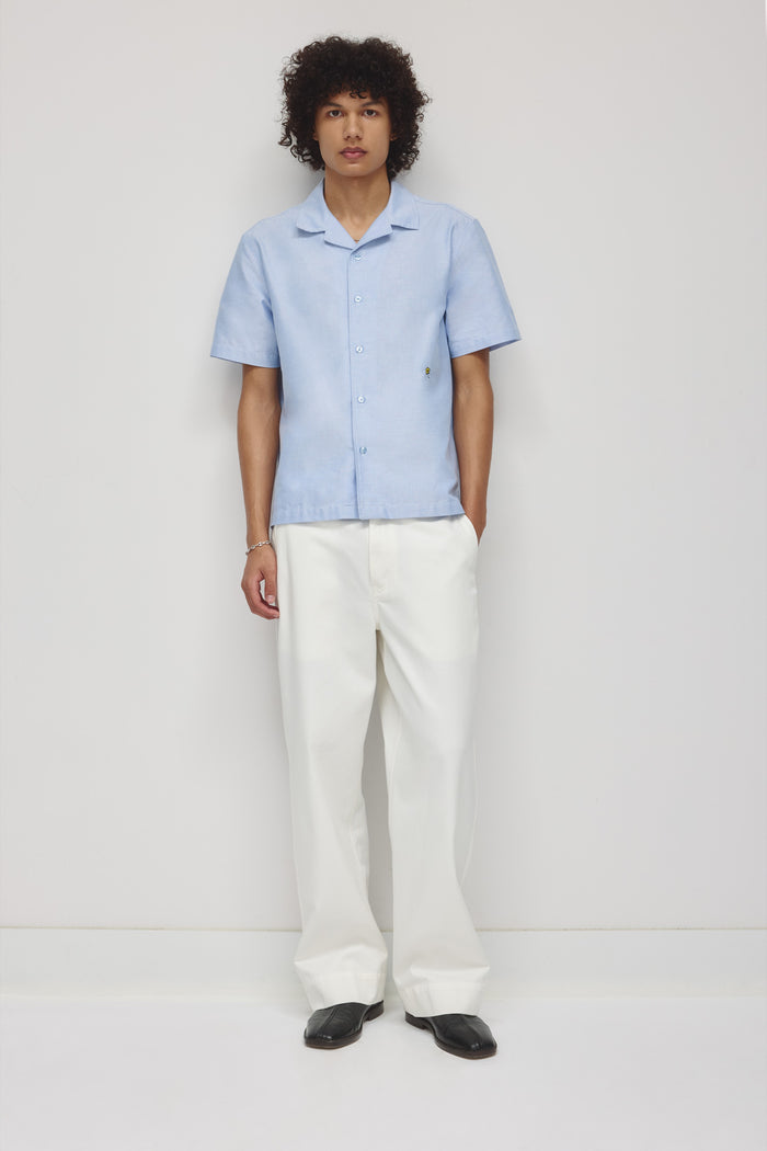 Men's Oxford Camp Shirt in Oxford Blue