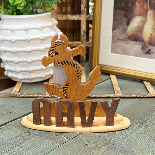 Military Carved Desk Sitter