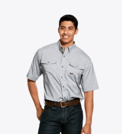 MNS Rebar Made Tough VentTEK DuraStretch Work Shirt