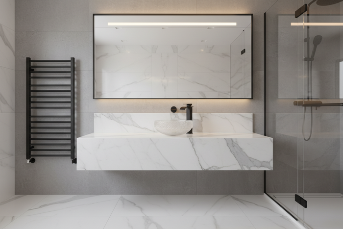 Modern Crystal Basin Wash Glass Sink