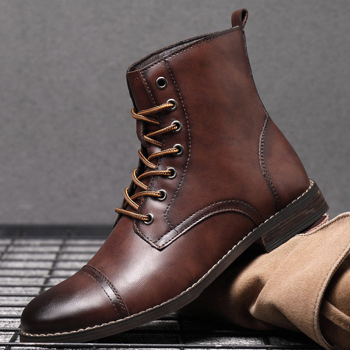 Morgan | Faux Leather Ankle Boots