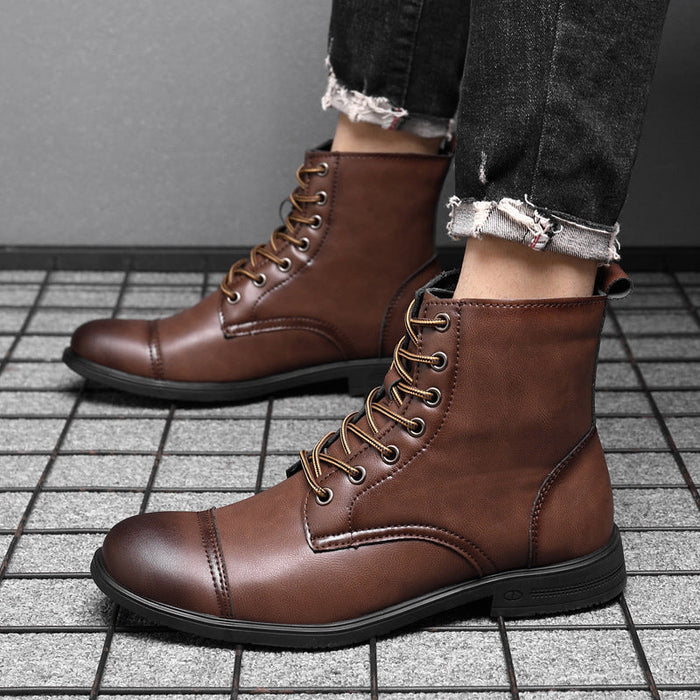 Morgan | Faux Leather Ankle Boots