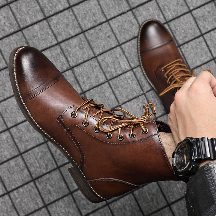 Morgan | Faux Leather Ankle Boots