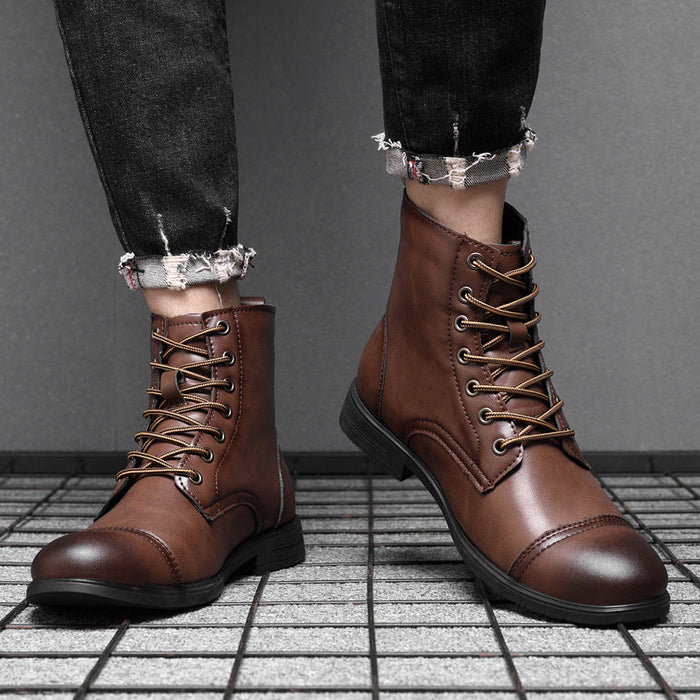 Morgan | Faux Leather Ankle Boots