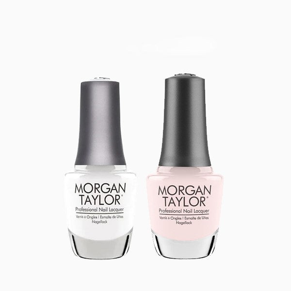 Morgan Taylor Lacquer Nail Polish French Duo - 2 Full Size Polishes