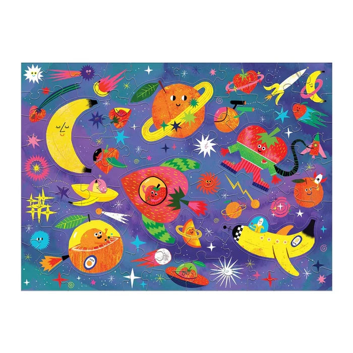 Mudpuppy Scratch & Sniff 60 Piece Puzzle: Cosmic Fruits