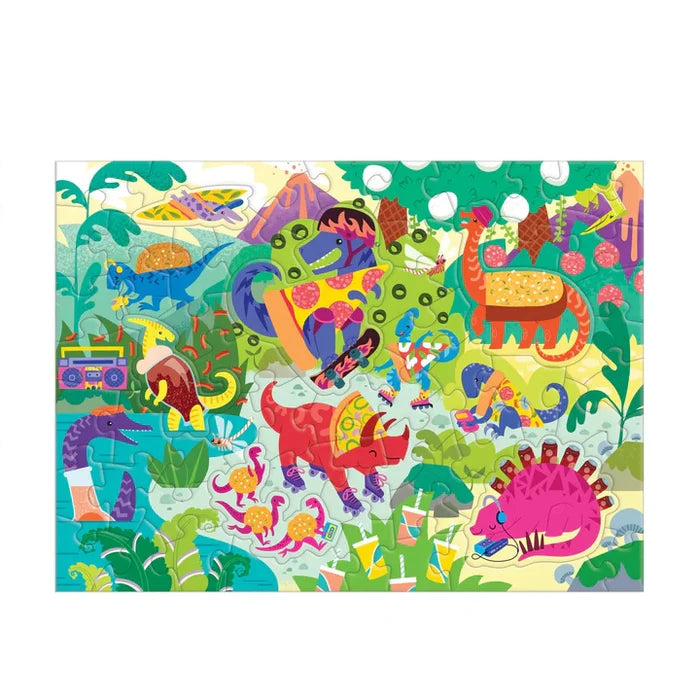Mudpuppy Scratch & Sniff 60 Piece Puzzle: Pizzasaurus