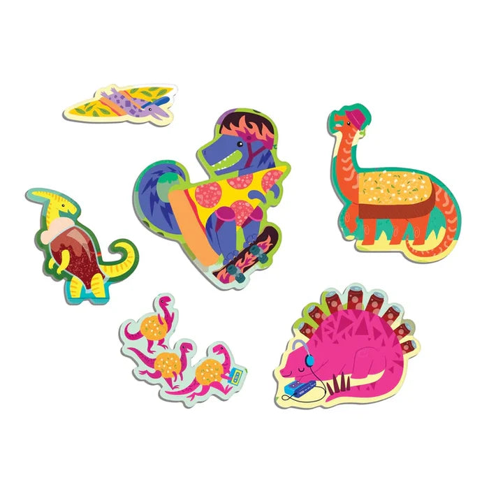 Mudpuppy Scratch & Sniff 60 Piece Puzzle: Pizzasaurus
