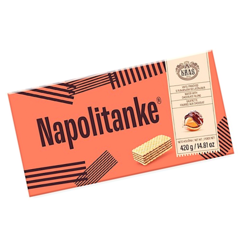 Napolitanke HAZELNUT Wafers 327g (Kras) - MezeHub