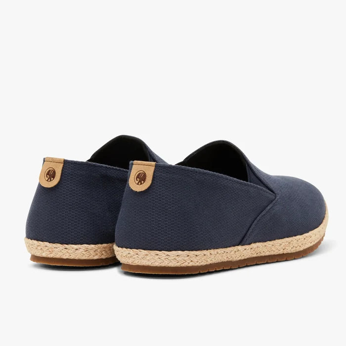 Hari Mari Navy Seeker slip-on shoe back view