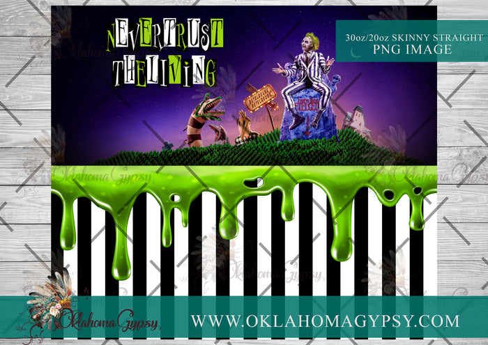 Never Trust The Living Beetlejuice Digital File Wraps