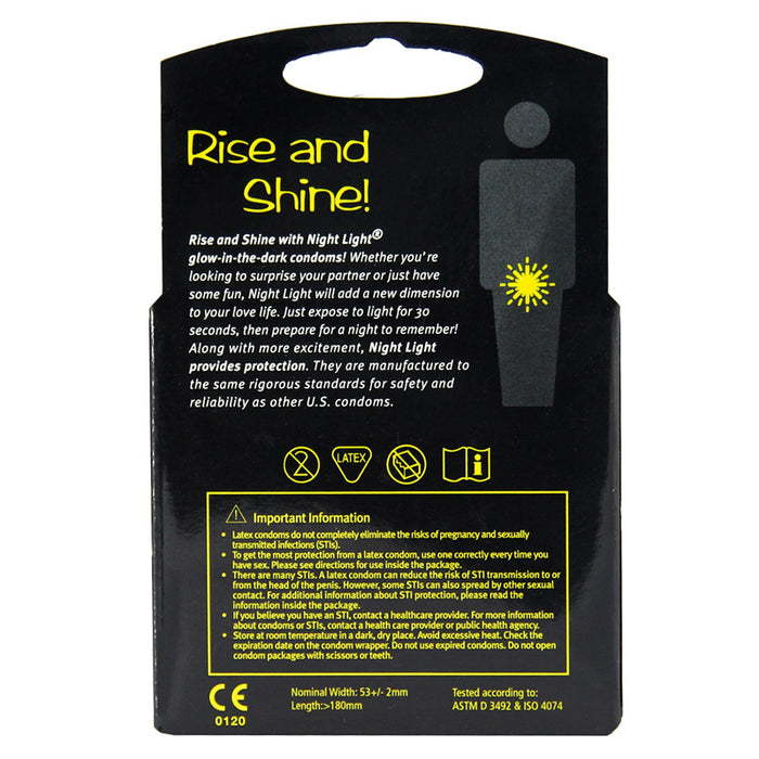 Night Light Glow in the Dark Box 3 Back