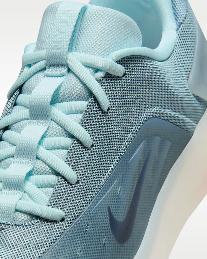 Nike SB Zoom Nyjah 4 skate shoes in Glacier Blue with mesh upper and Air Zoom cushioning offered by Nike
