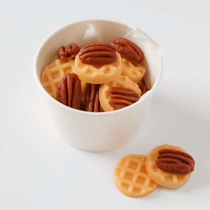Nutty Waffles Coconut Wax Melts – Maple Caramel Bakery Scent, 3 oz