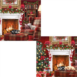 Fireplace Scene / 10 Pack