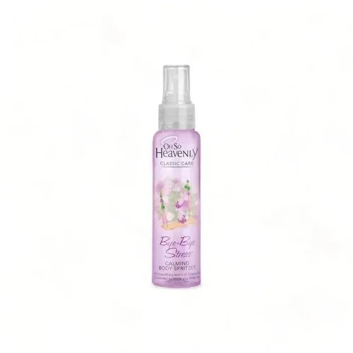Oh So Heavenly Classic Care Body Spritzer - Bye Bye Stress 100ml with calming chamomile, geranium, and lavender fragrance blend