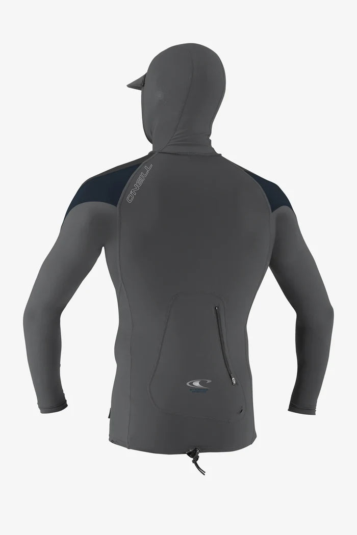 ONEILL Ozone Premium Hooded LS Rashguard 4951 - Smoke Slate Rashguard