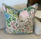 Peony Garden in Blush by Thibaut Pillow Cover