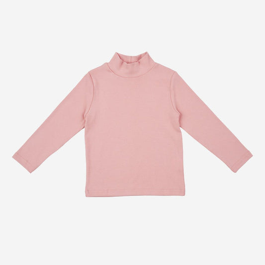 Petite Hailey Ollie Turtleneck Top in Pink