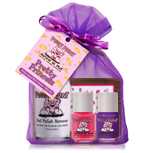 Piggy Paint Pretty Princess Polish and Remover Gift Set