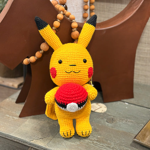 Pikachu Crocheted Doll