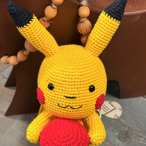 Pikachu Crocheted Doll