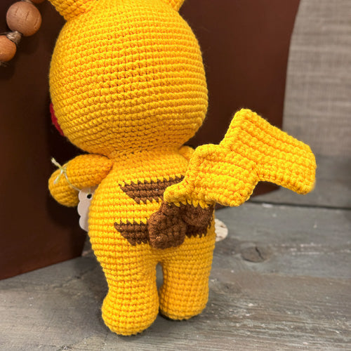 Pikachu Crocheted Doll