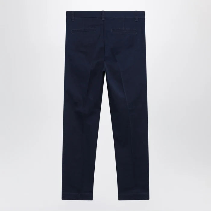 Polo Ralph Lauren - Navy blue cotton trousers Brand Apparel & Accessories > Clothing > Pants