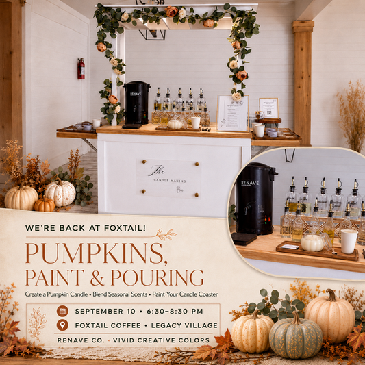 Pumpkins, Paint and Pouring Workshop