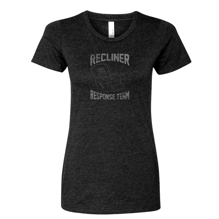 Recliner Response Team Women's Crew Neck Shirt in black