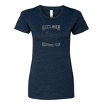 Recliner Response Team Women's Crew Neck Shirt in navy