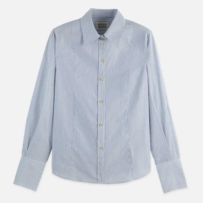 Regular Fit Poplin Shirt Infinity Stripe