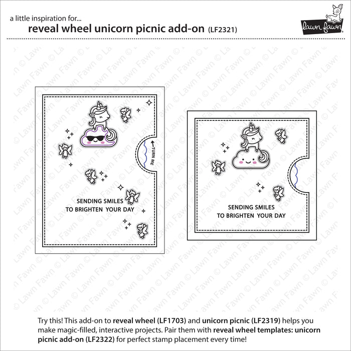 reveal wheel unicorn picnic add-on