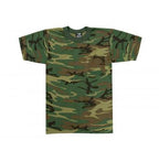 Rothco Woodland Camo T-Shirt w/ Pocket