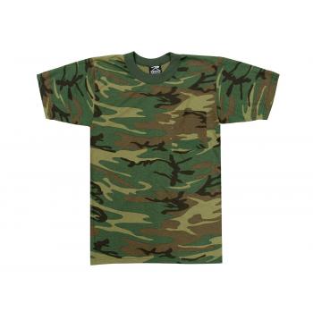 Rothco Woodland Camo T-Shirt w/ Pocket