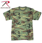 Rothco Woodland Camo T-Shirt w/ Pocket