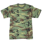 Rothco Woodland Camo T-Shirt w/ Pocket
