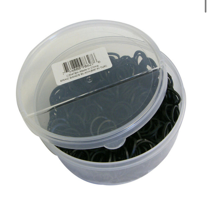 Rubber Braiding Bands Tub - 800pcs