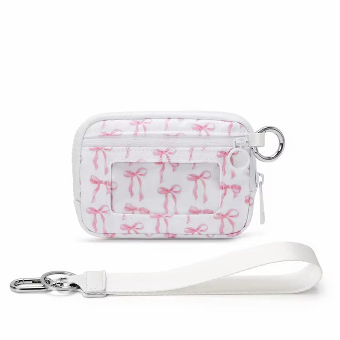 White Pink Bow
