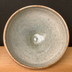 Salt Glazed Sm Bowl - Dk Brown w/ stripes & Squares
