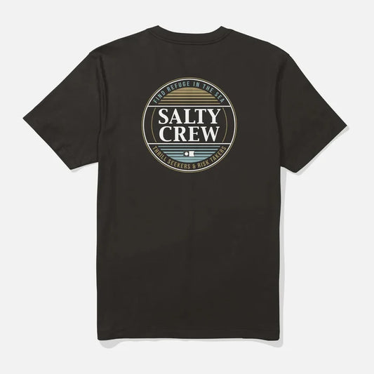Salty Crew Simple Fade Classic Men's S/S Tee- Black Mens T Shirt