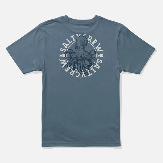 Salty Crew Tentacles Men's S/S Tee- Slate Blue Mens T Shirt