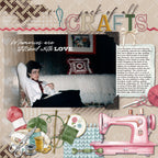 Whether you love to stitch or sew, these digital scrapbooking embellishments, clusters, and word art by Lucky Girl Creative digital art will help you document your favorite hobby or craft - crochet, embroider, cross stitch, sew, knit, or craft with fabric. Embellishments include yarn, wicker basket, clothes, socks, sweater, cotton, crochet flowers, crocket hook, embroidery basket, embroidered flowers, embroidery hoop, thread, floss, fabric, seamstress, material, arm chair, heart, knitting basket, and more.