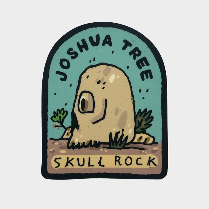 Skull Rock Sticker
