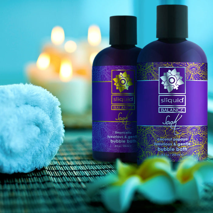 Sliquid Balance Soak Limoncello 255ml | WorldCondoms