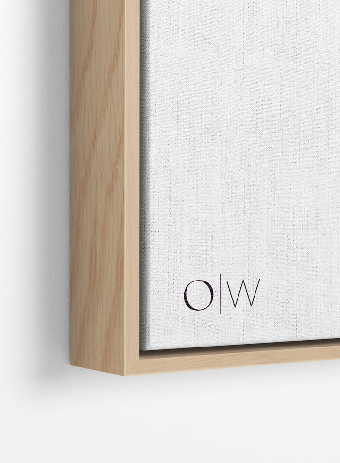 Solid Oak Floating Canvas Frame, 28x39 in | 70x100 cm