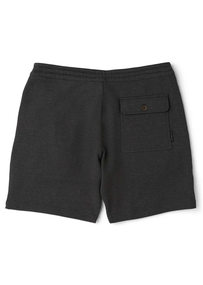 Vissla Solid Sets 18.5 Eco Sofa Surfer back view with button pocket
